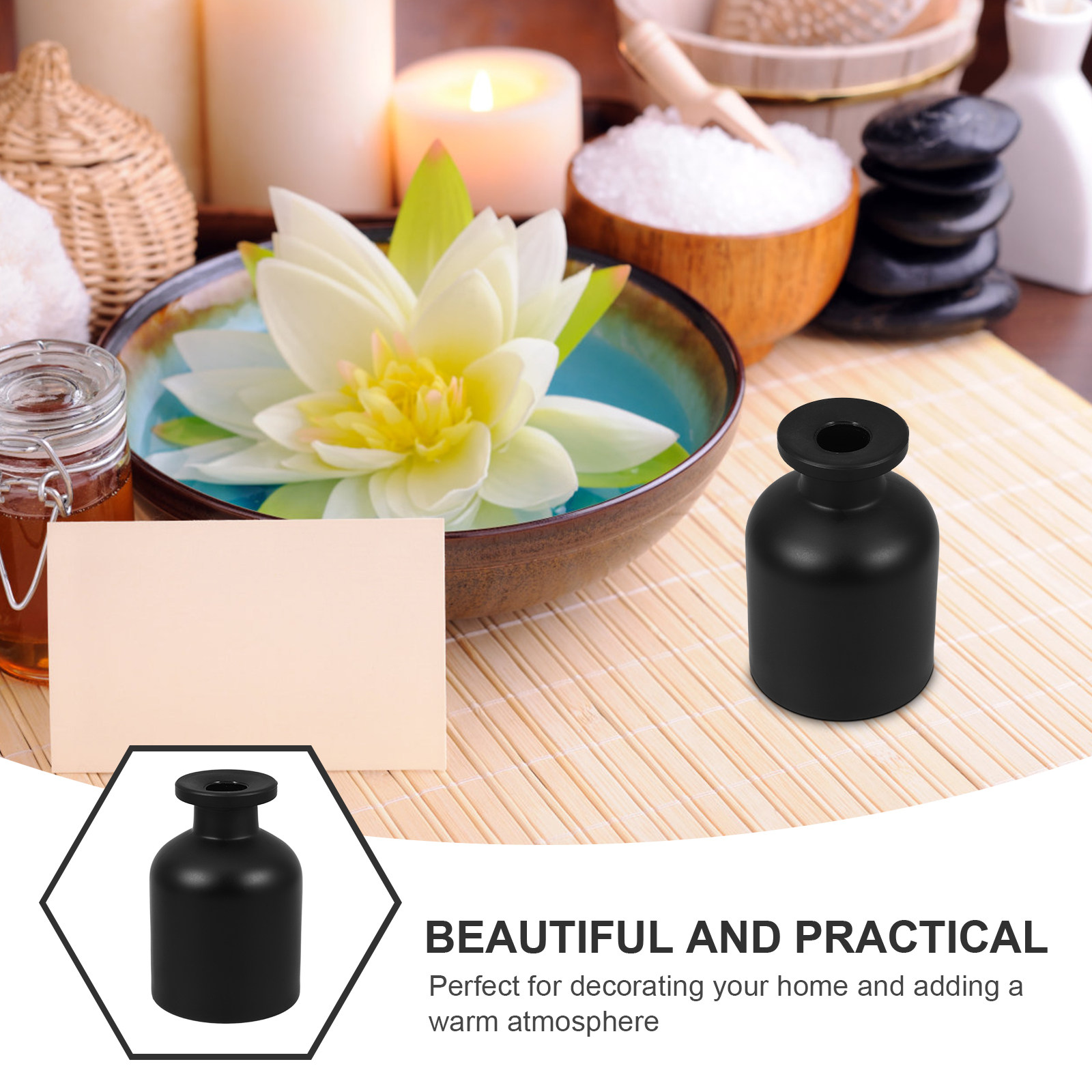 2Pcs Premium Glass Diffuser Bo - Perfume Refill Bottle review and price