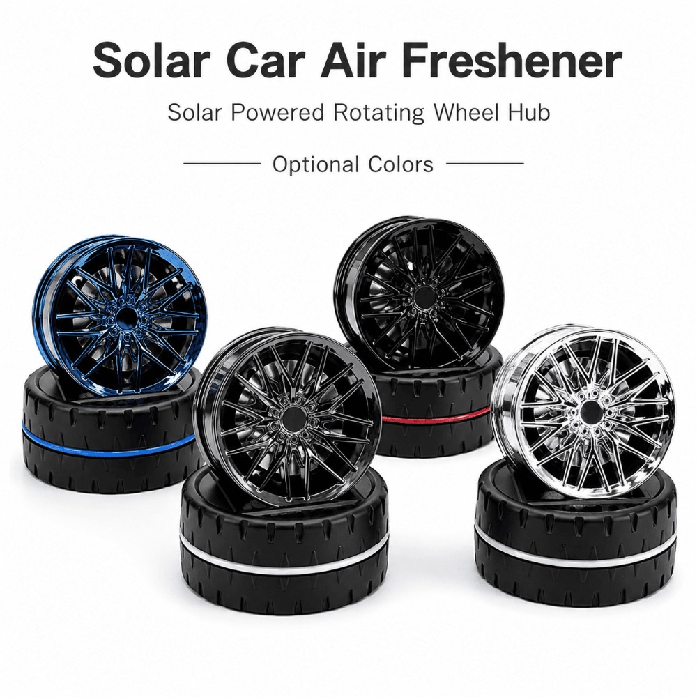 Solar Car Air Freshener For Un - Perfume Fragrance Wheel review and price