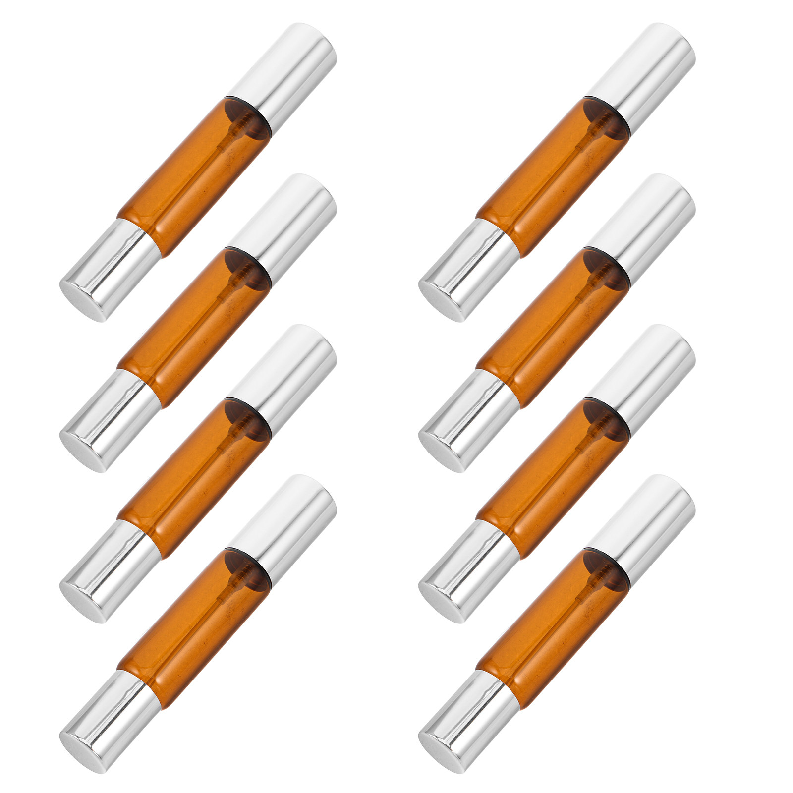 8Pcs Amber Glass Essential Oil - Perfume Refill Bottle review and price