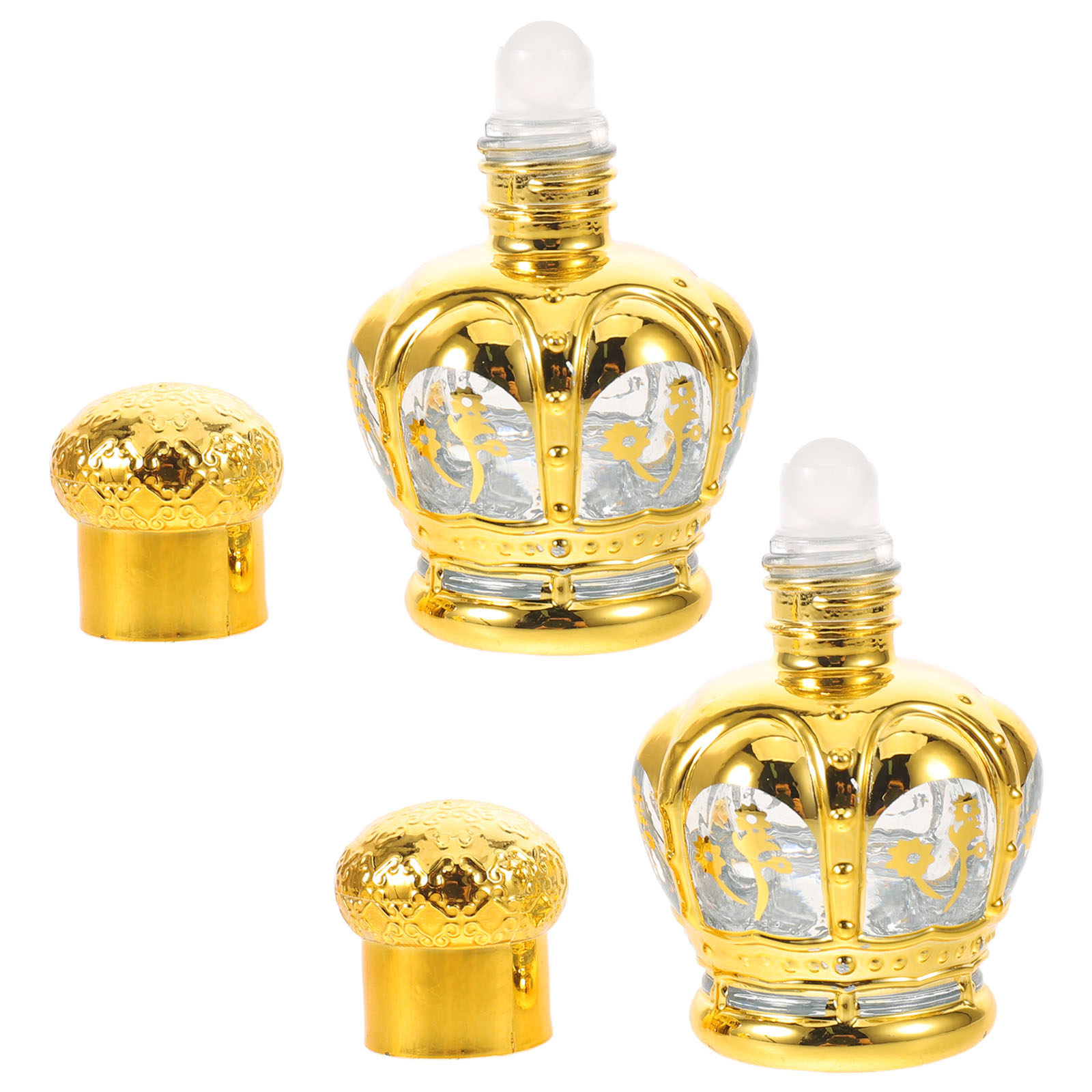 2Pcs 12Ml Clear Glass Roll on  - Perfume Refill Bottle review and price