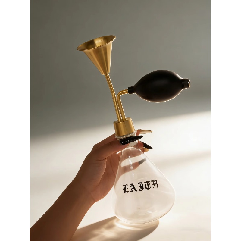 Golden‑Head Glass Smelling Bot - Perfume In Fragrance Shop review and price