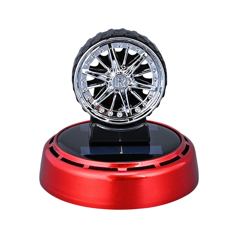 Solar Powered Rotating Tire Ca - Perfume Fragrance Wheel review and price